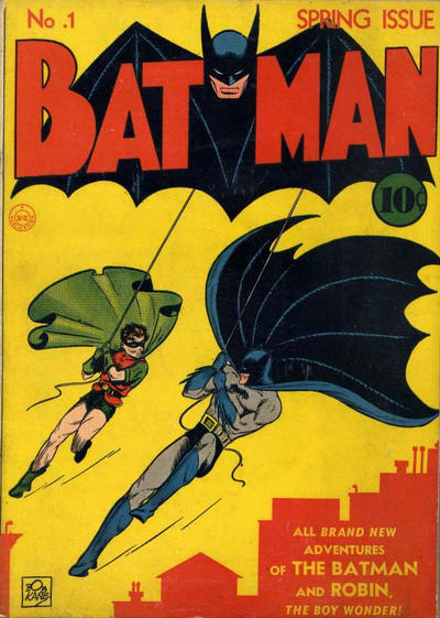 Cover di Bob Kane e Jerry Robinson (1940)