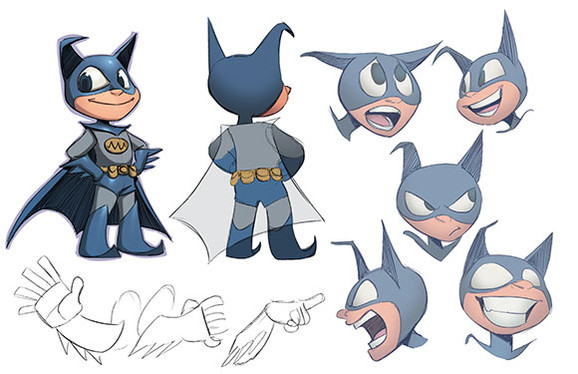 Bat-Mite sketches